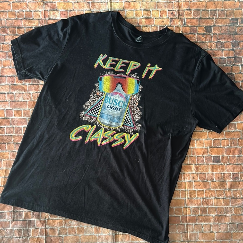 *5 for $20* Black Graphic Tee with Colorful Print